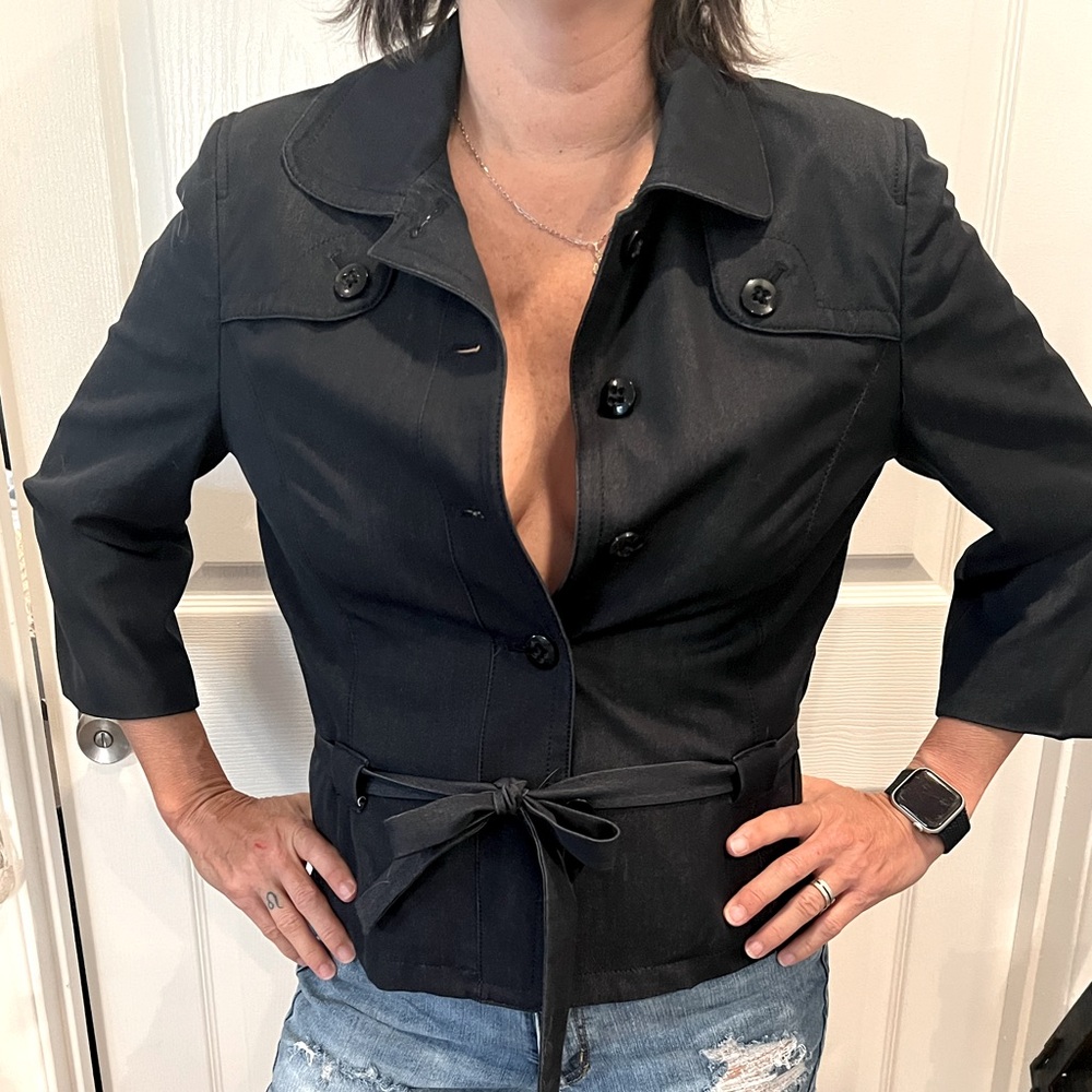 Light jacket, 3/4 sleeve. Size small.